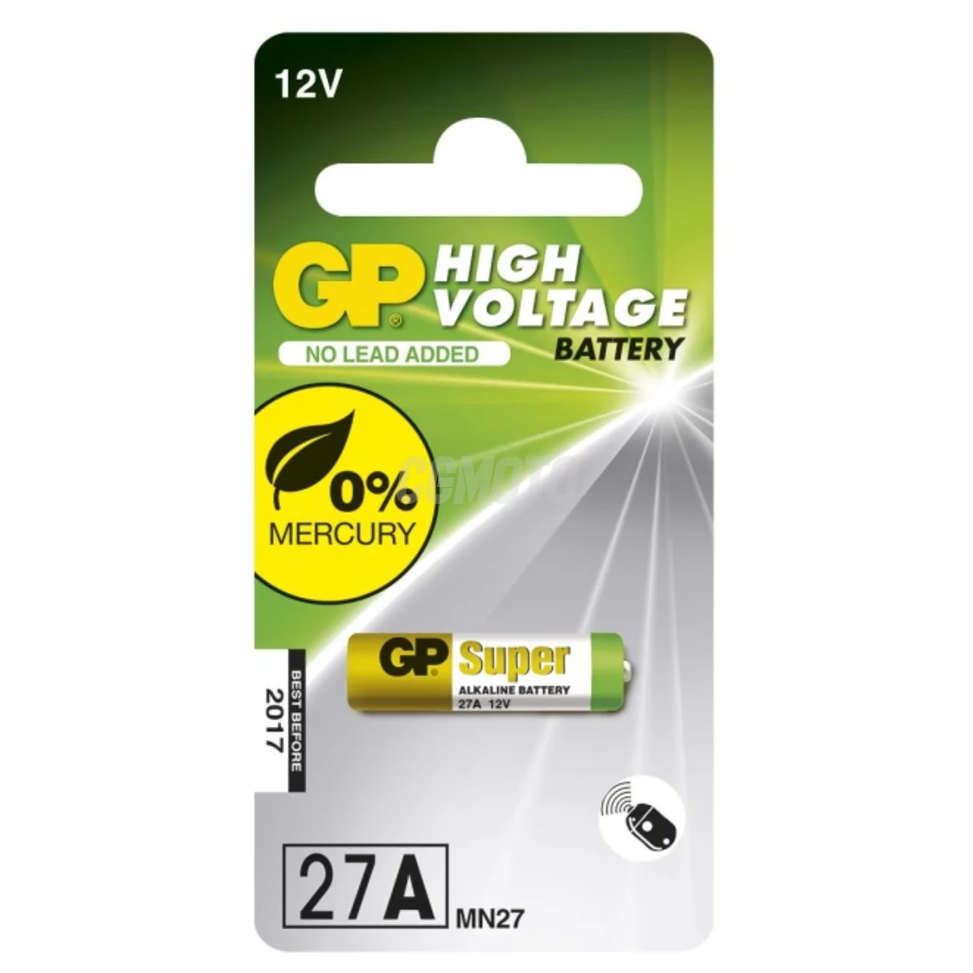 1 bateria alcalina 27 A 12 V Super 