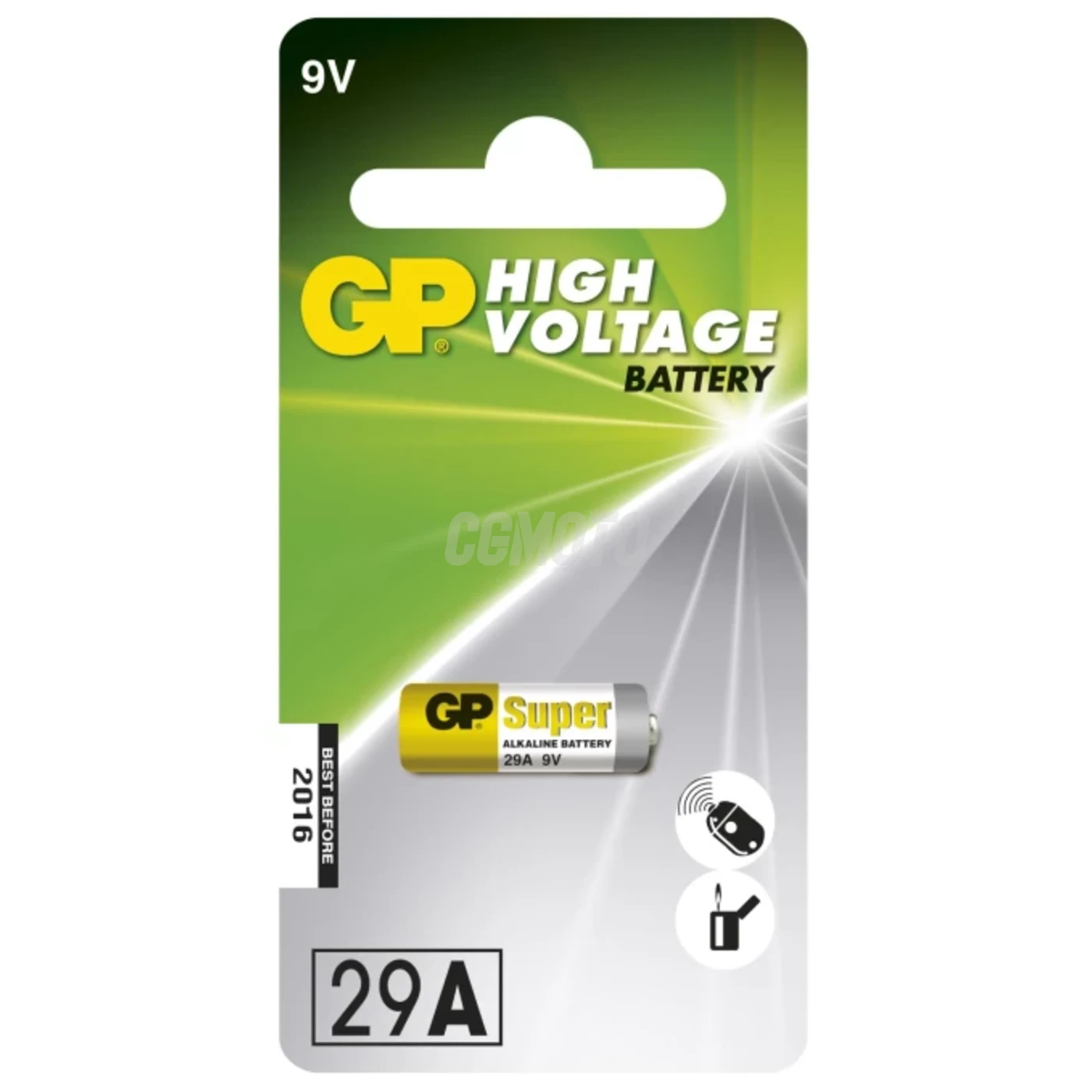1 bateria alcalina 29 A 9 V Super 