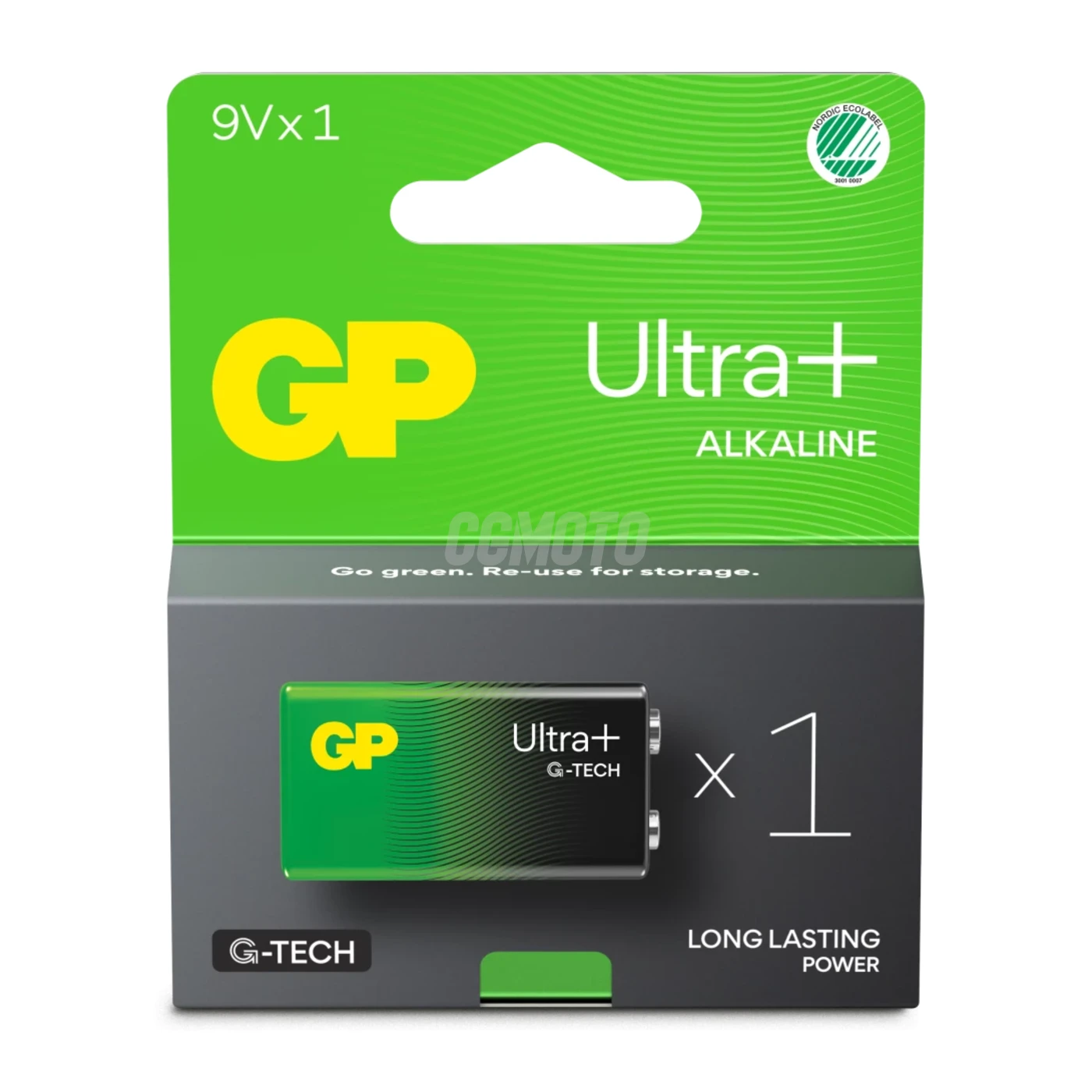 1 bateria alcalina 6LF22 9 V Ultra Plus 