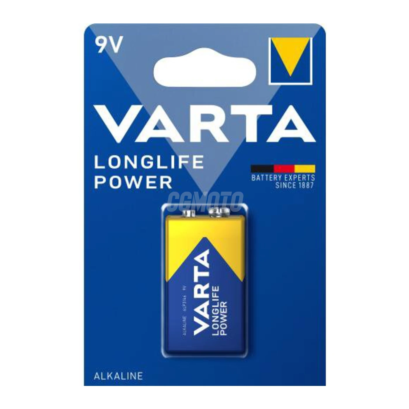 1 bateria alcalina 6LR61 9 V Longlife Power 550mAh