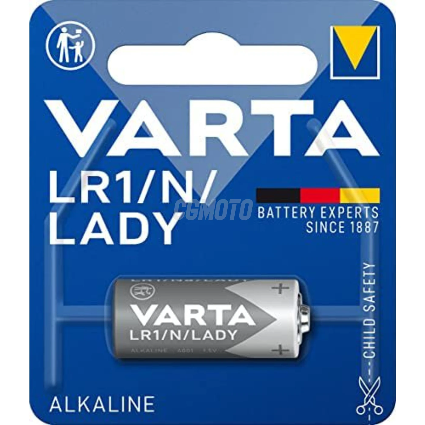 1 bateria alcalina LR1 1,5 V 