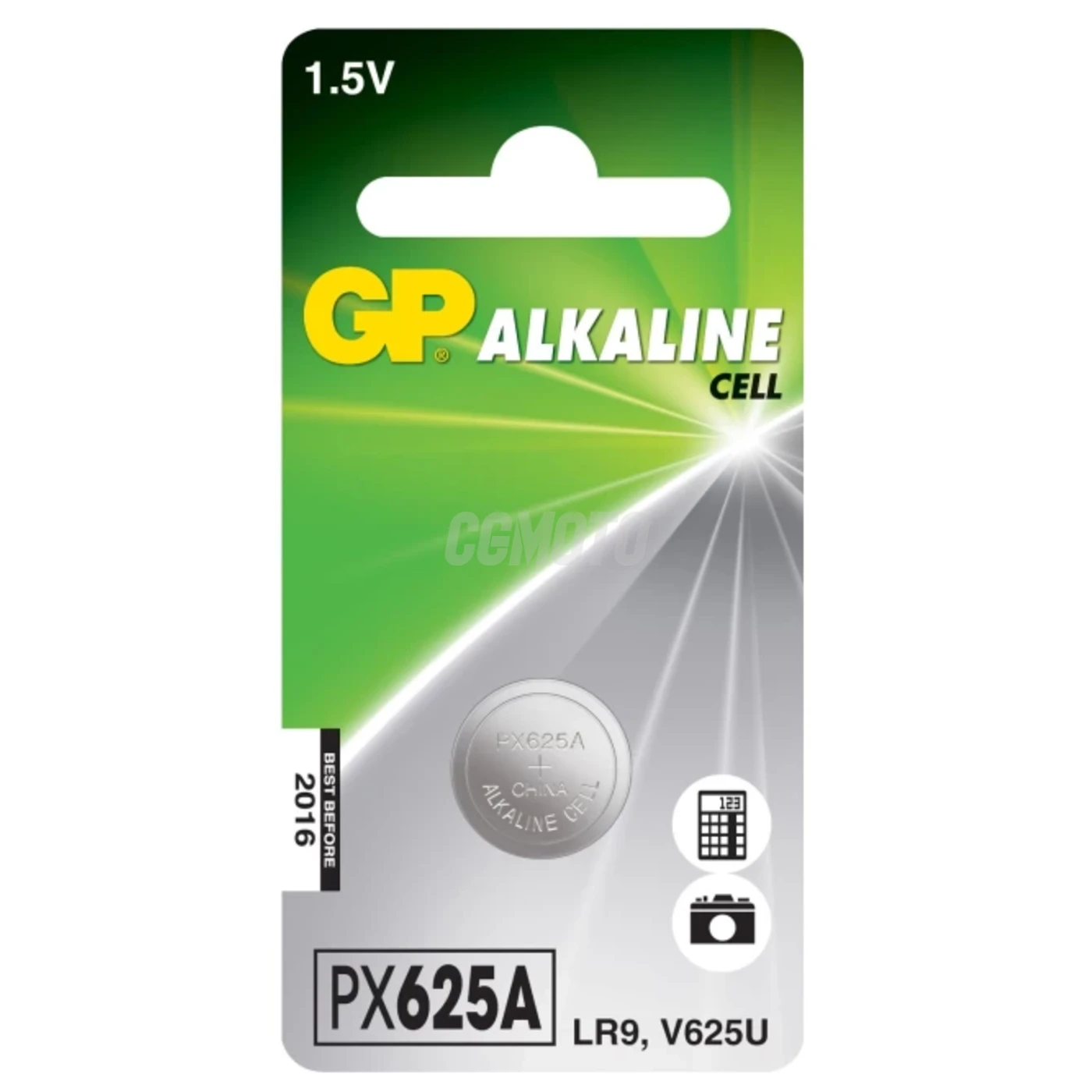 1 bateria de botão alcalina 625A 1,5 V 