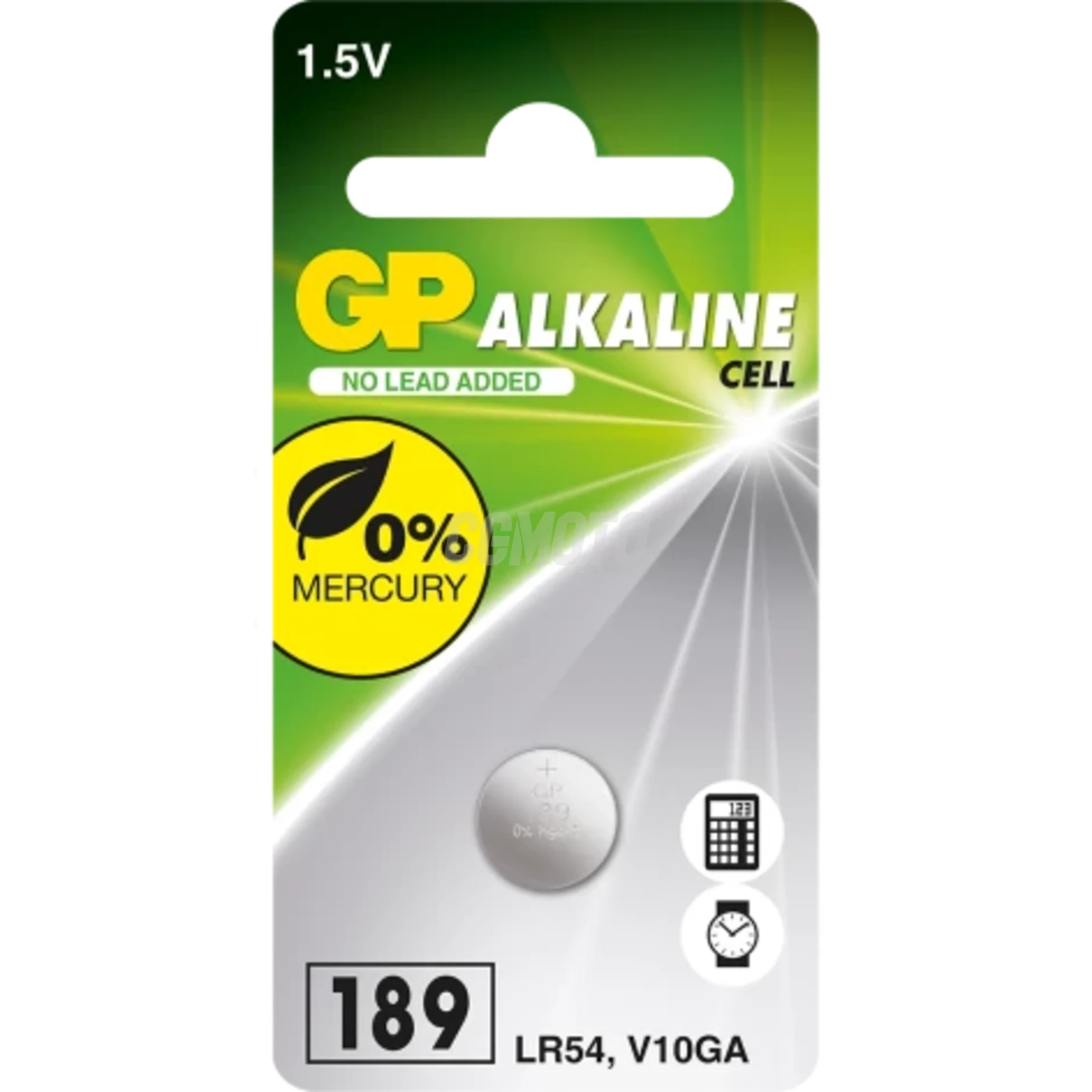 1 bateria de botão alcalina LR53 1,5 V 