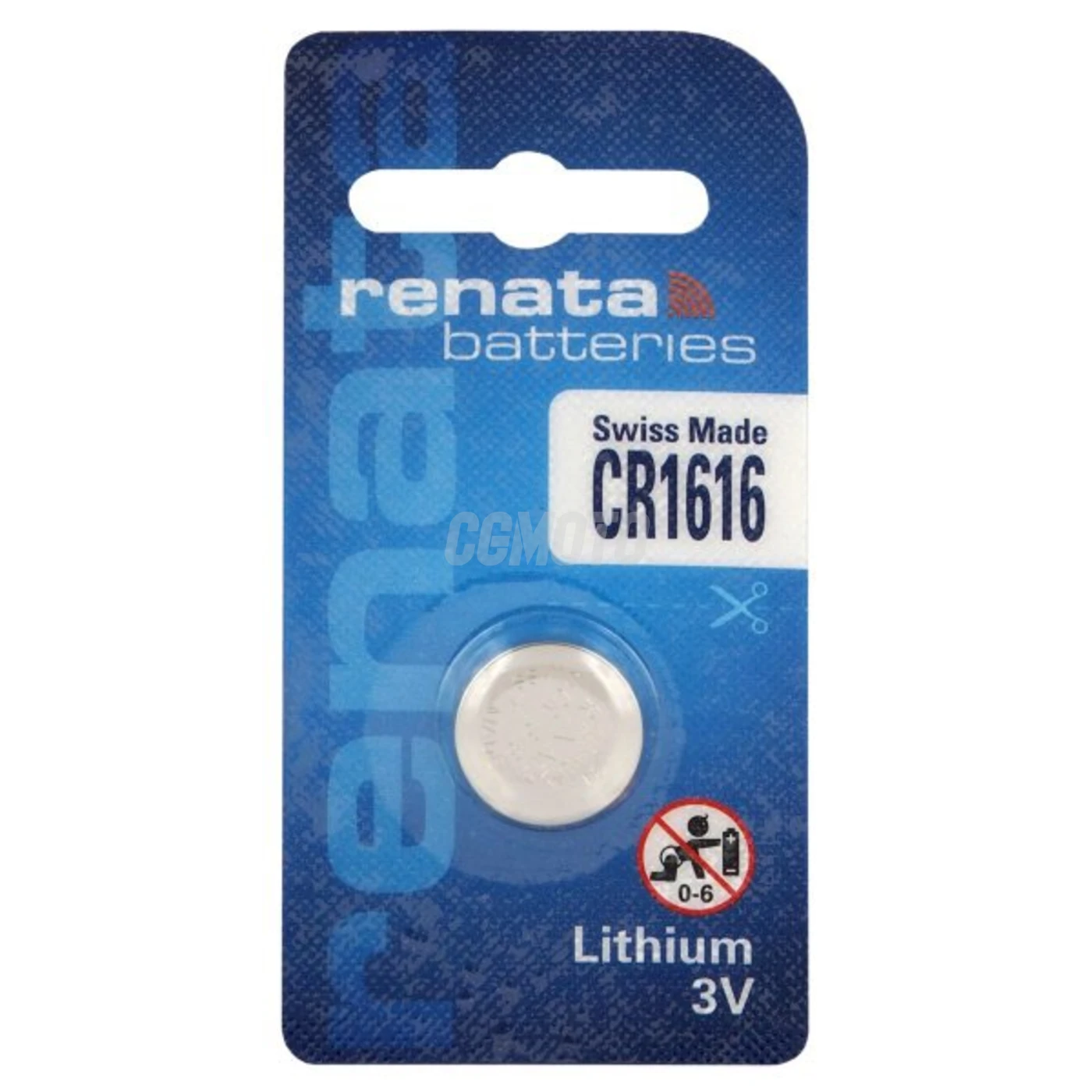1 bateria de botão de lítio CR1616 3 V 50 mAh