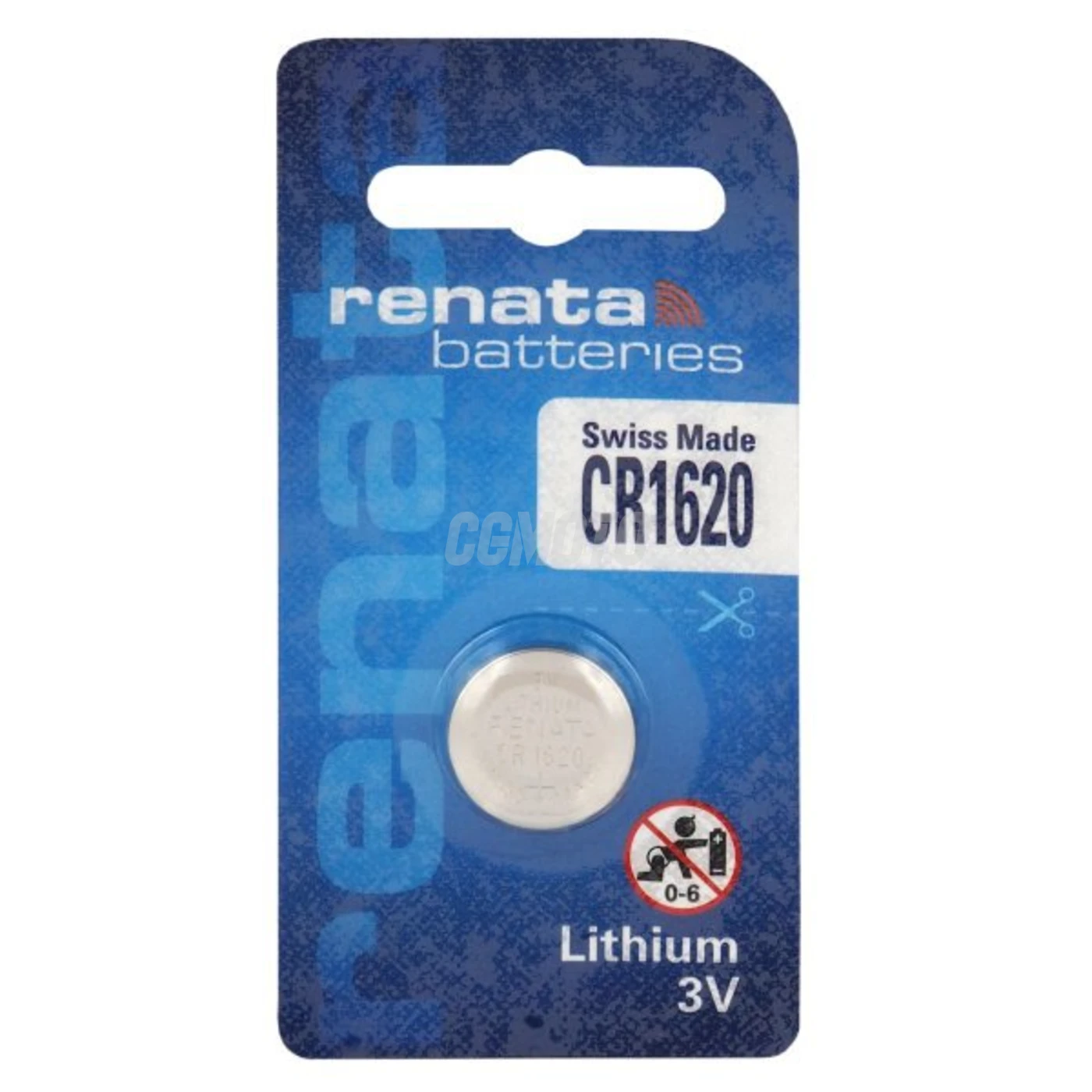 1 bateria de botão de lítio CR1620 3 V 68 mAh