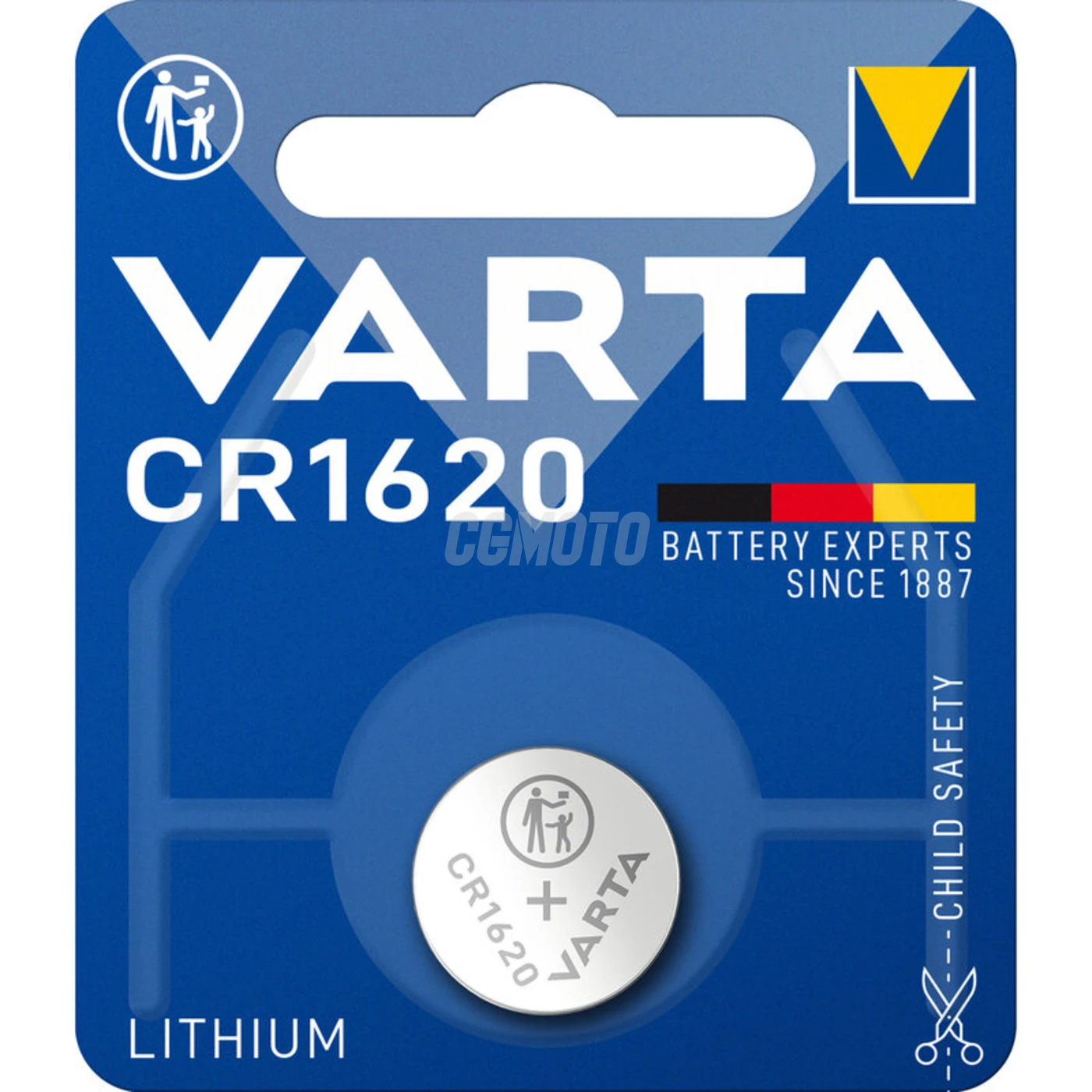 1 bateria de botão de lítio CR1620 3 V 70 mAh