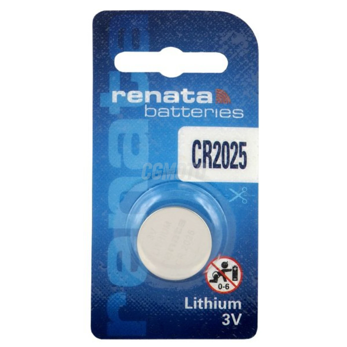 1 bateria de botão de lítio CR2025 3 V 180 mAh