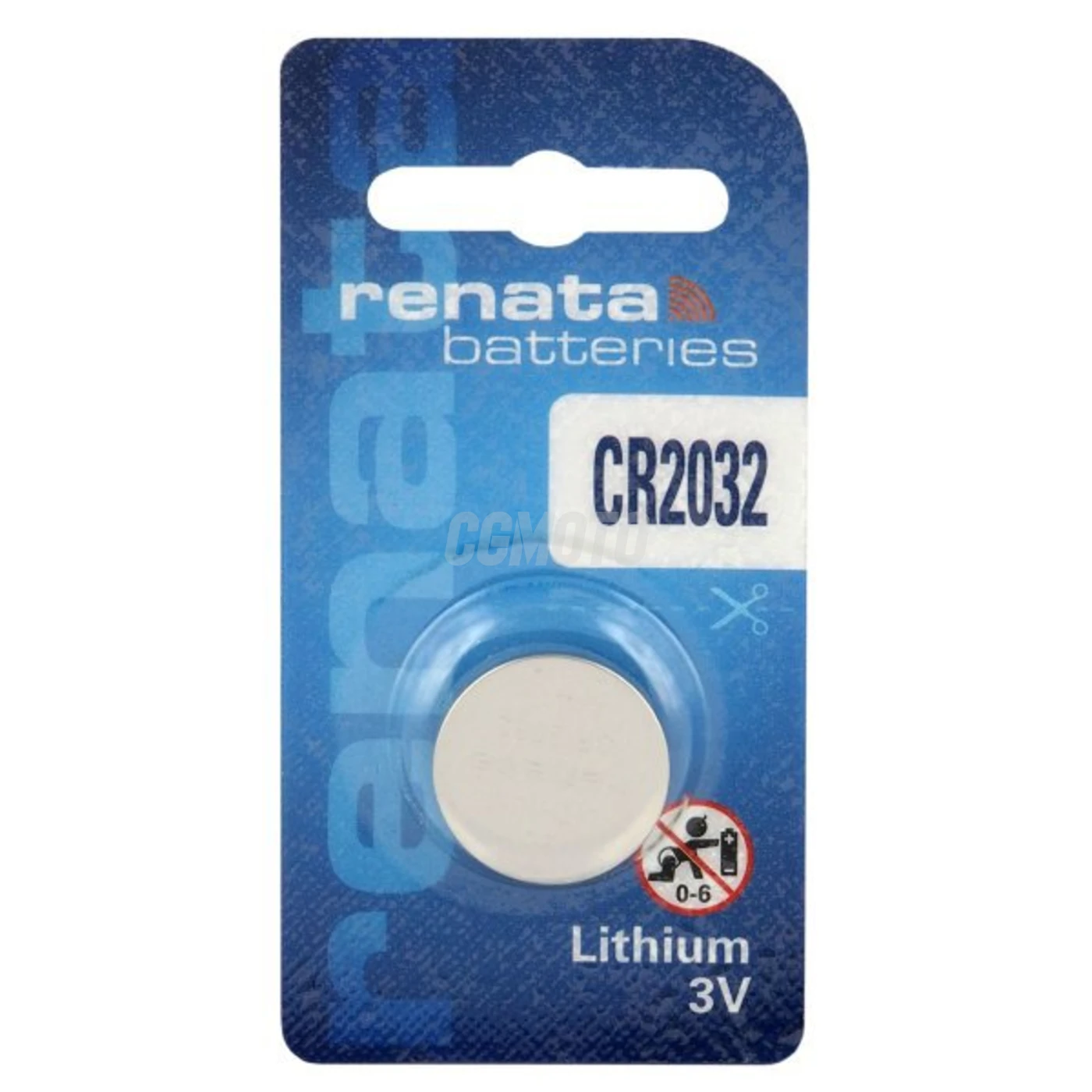 1 bateria de botão de lítio CR2032 3 V 260 mAh
