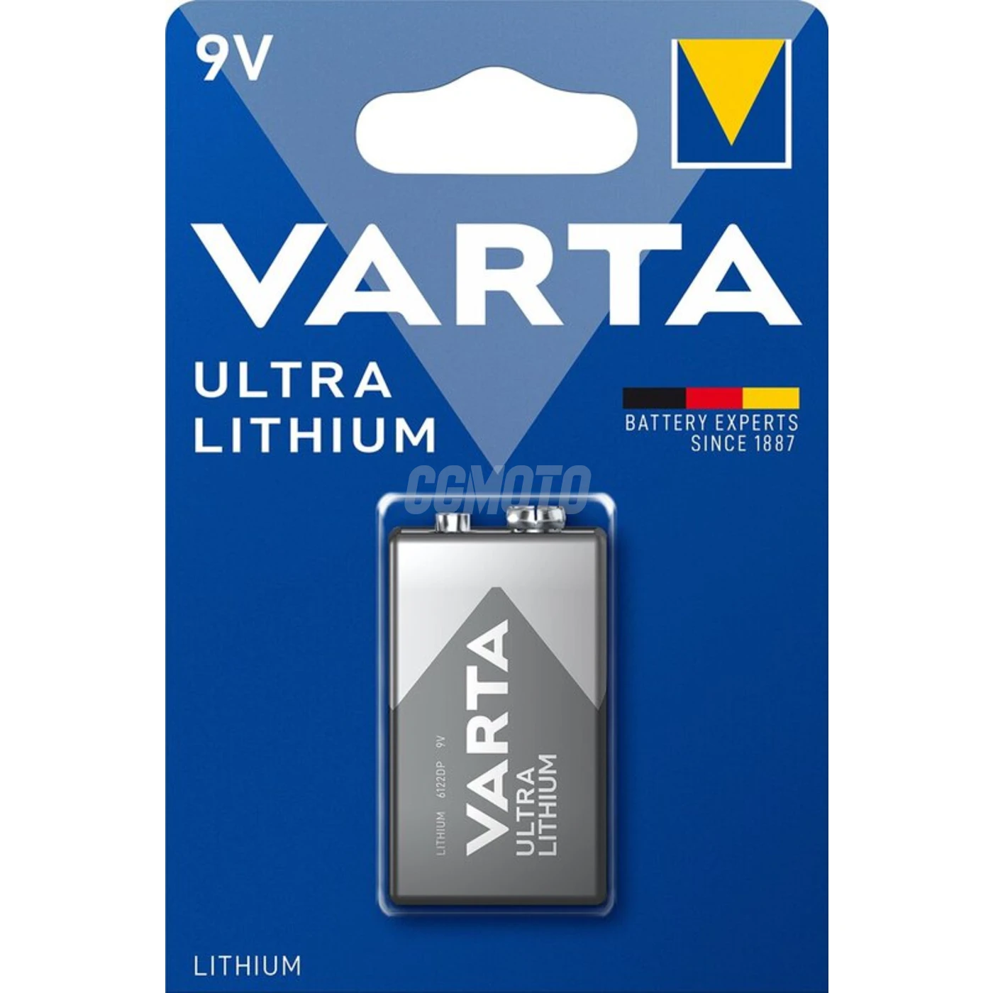 1 bateria de lÃ­tio 6LR61 9V Ultra 