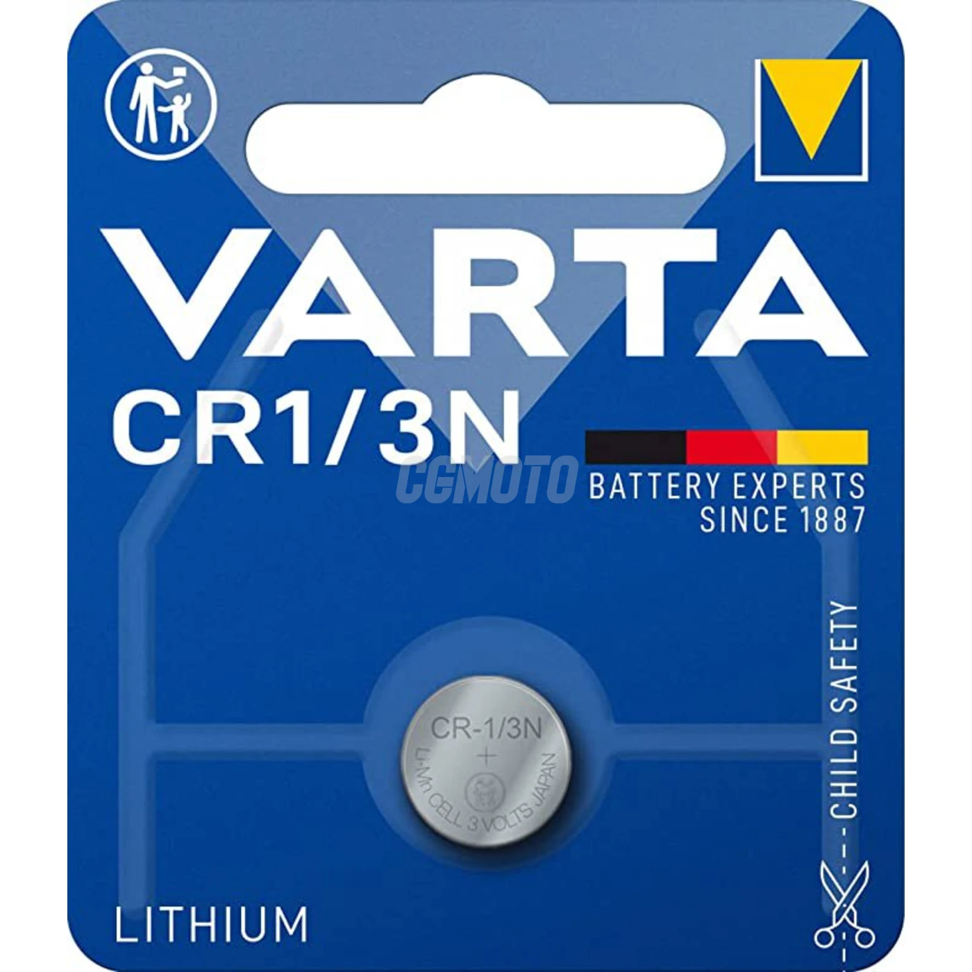 1 bateria de lÃ­tio CR1/3N 3 V 170 mAh