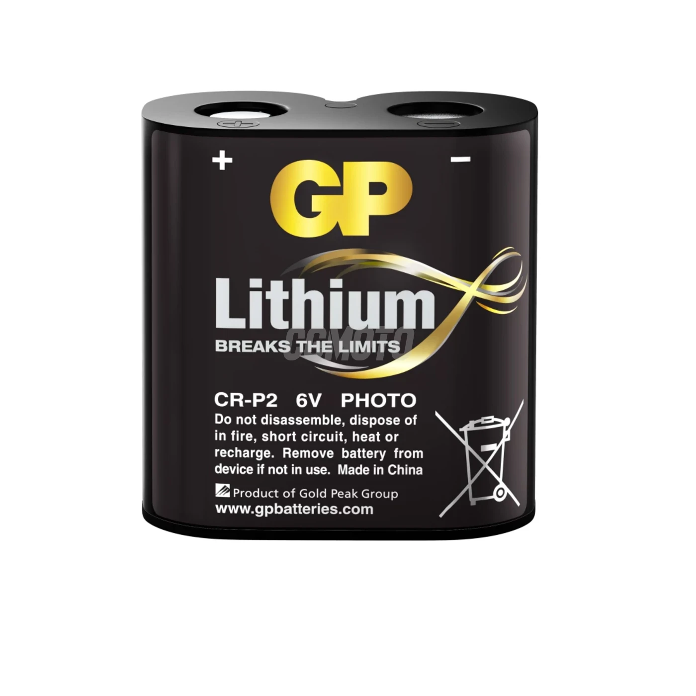 1 bateria de lítio CR-P2 6 V 