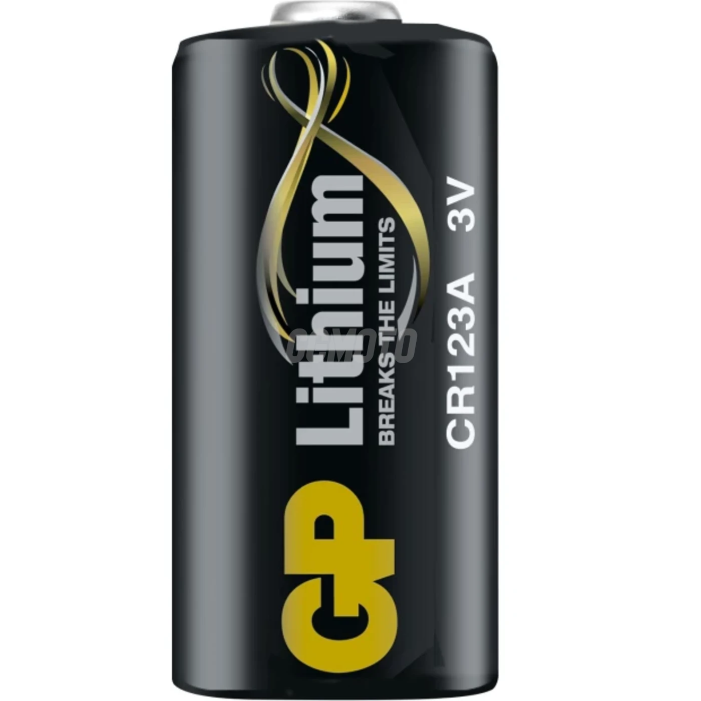 1 bateria de lítio CR123A 3 V 