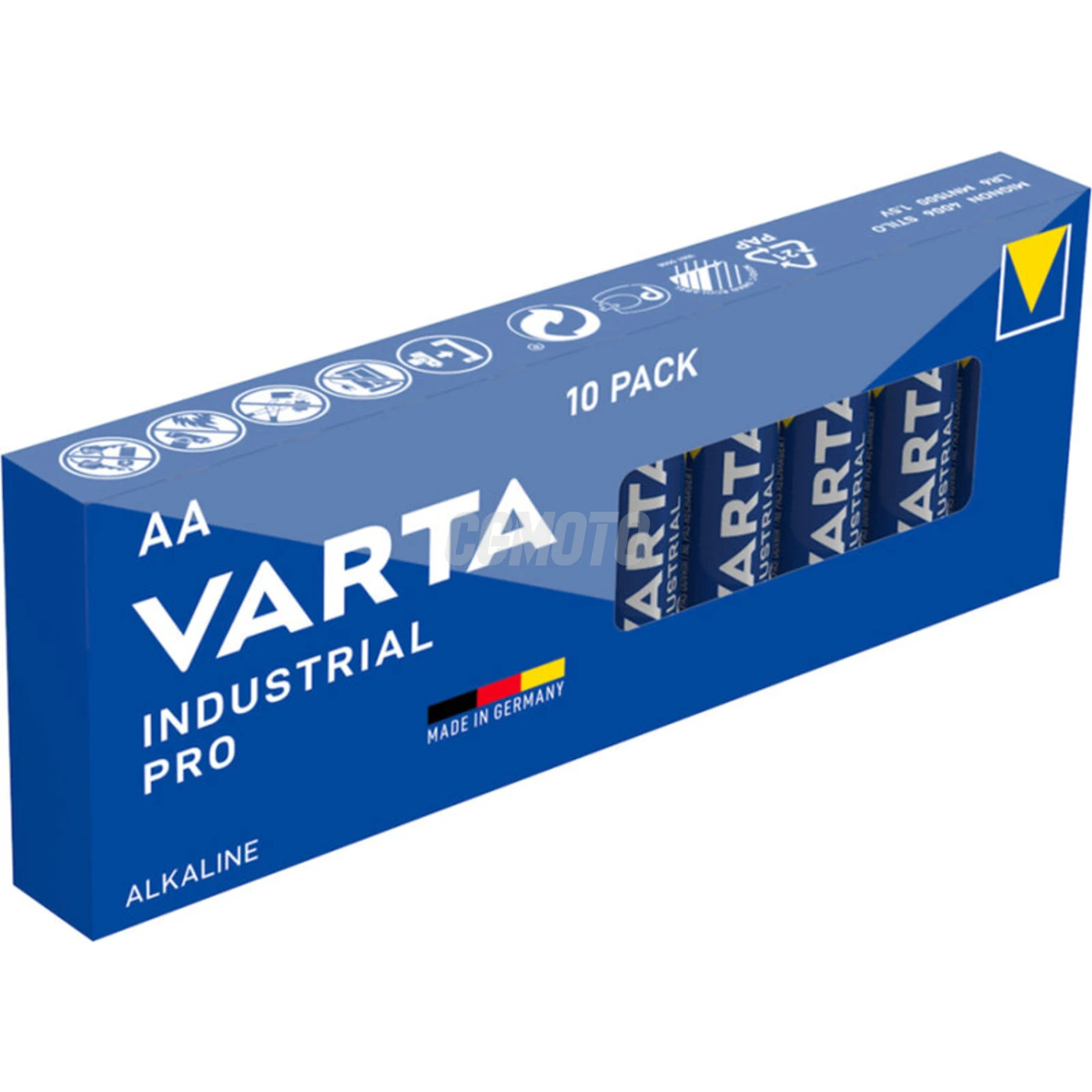 10 baterias alcalinas LR6/AA 1,5 V Industriel PRO 2950mAh