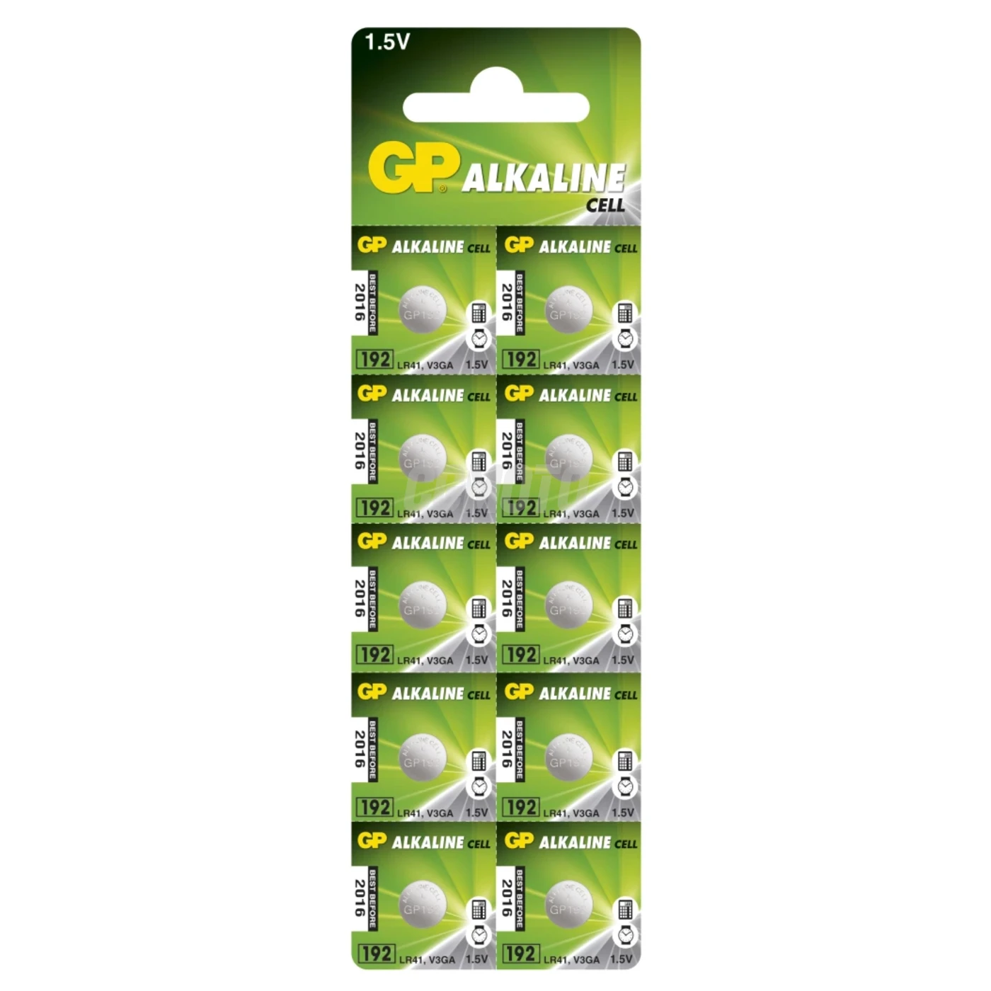 10 baterias de botão alcalinass LR41 1,5 V 