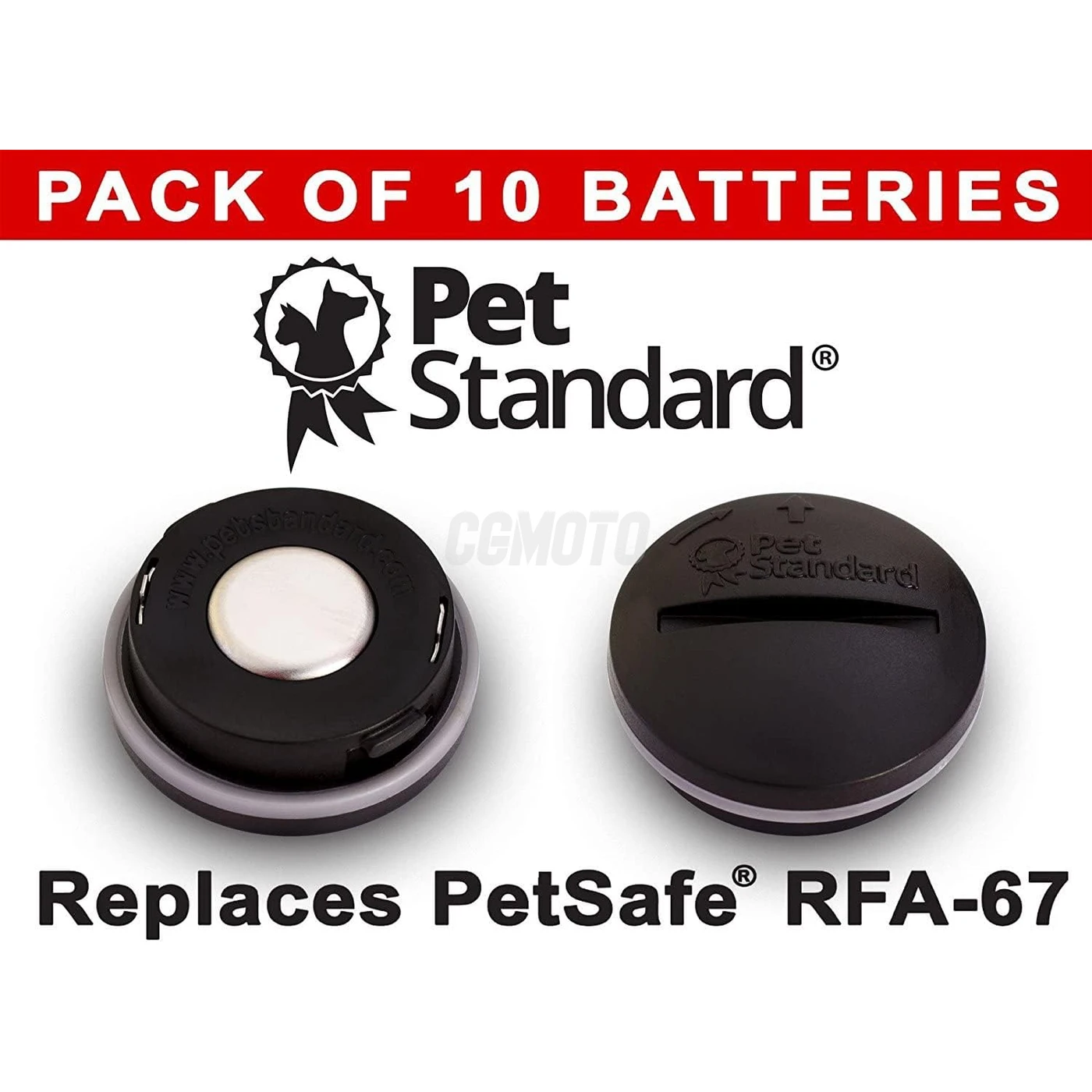 10 pilhas para coleira anti-latido RFA-67 6 V 