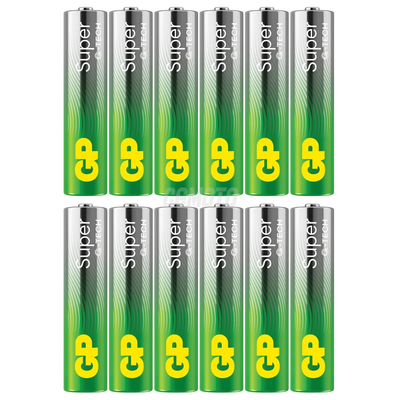 12 baterias alcalinas AAA 1,5 V Super 