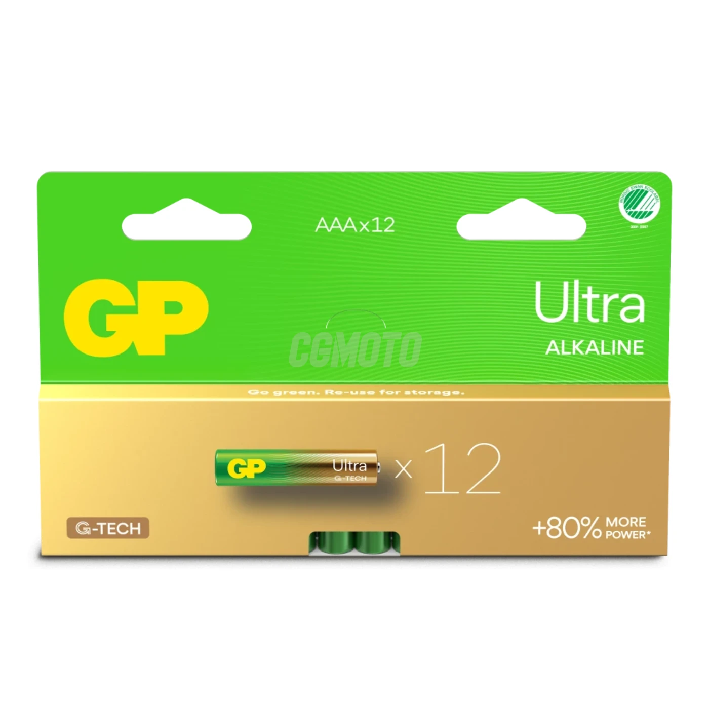 12 baterias alcalinas AAA 1,5 V Ultra 