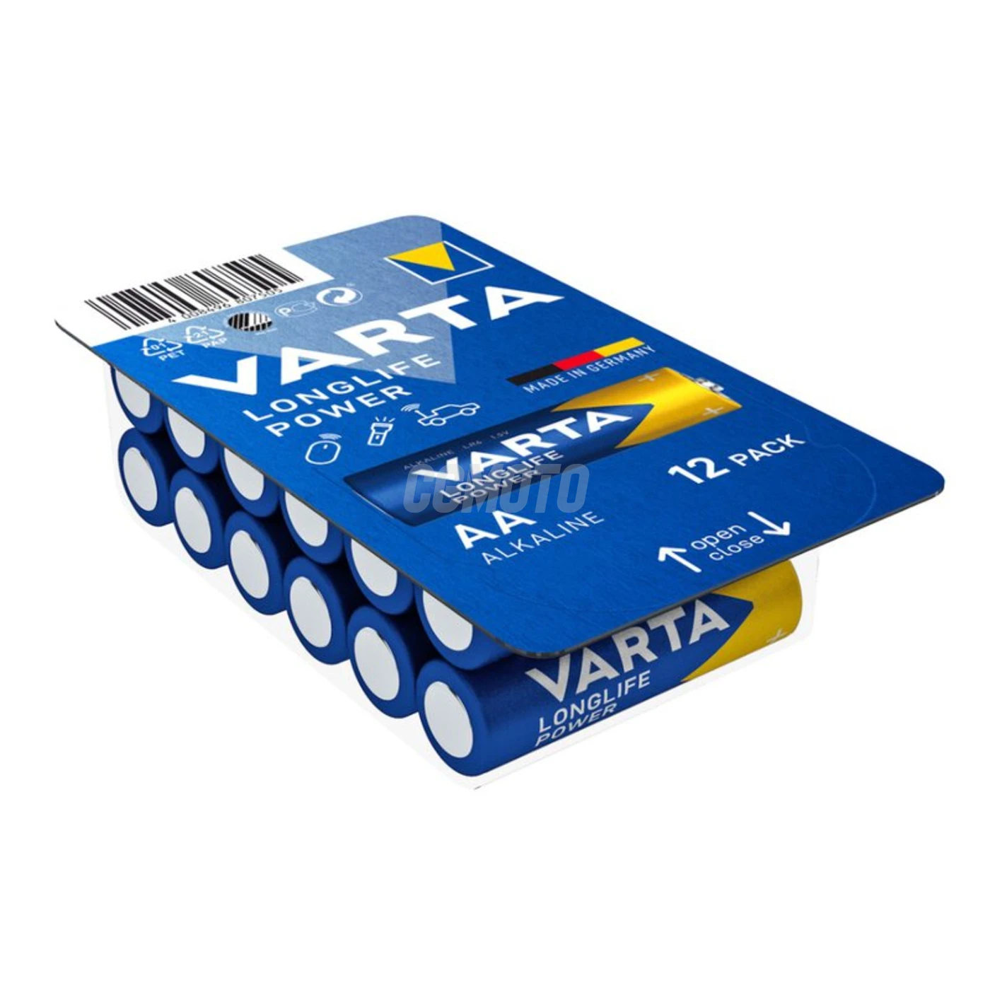 12 baterias alcalinas LR6/AA 1,5 V Longlife Power 2850mAh