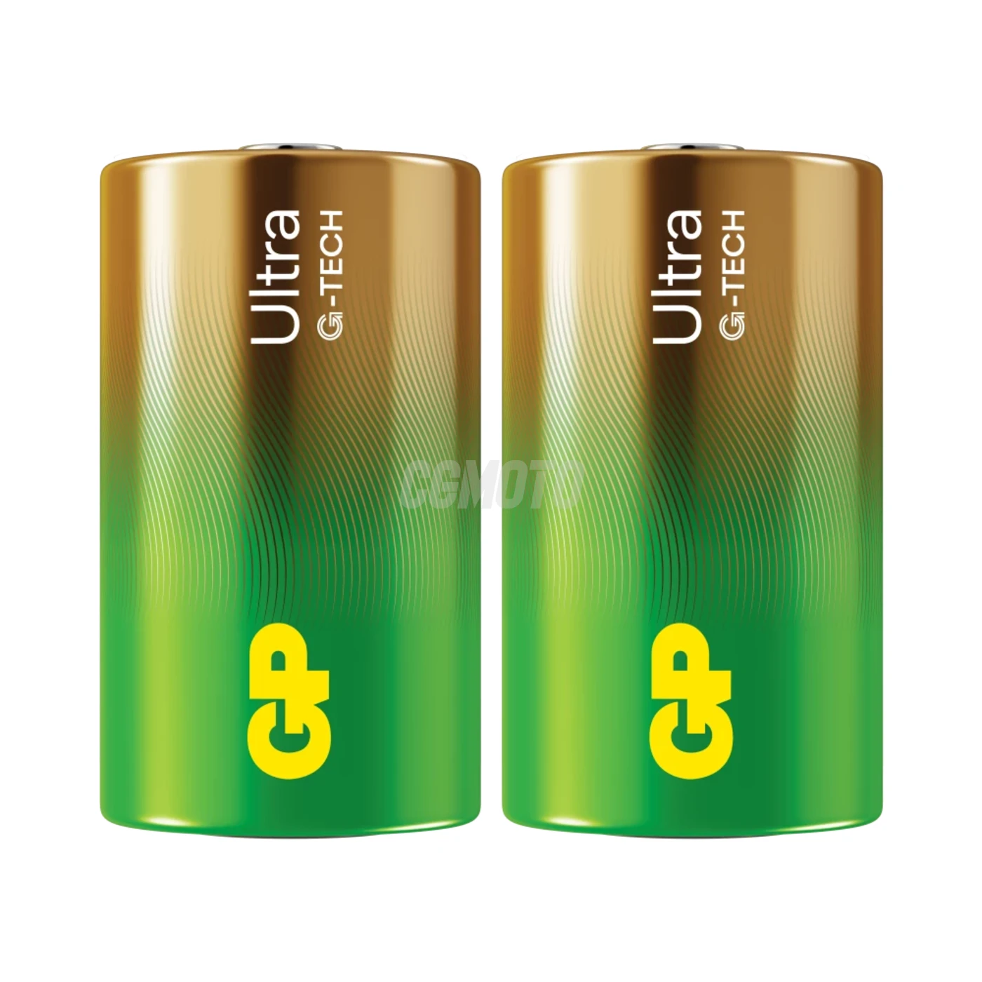 2 baterias alcalinas D 1,5 V Ultra 