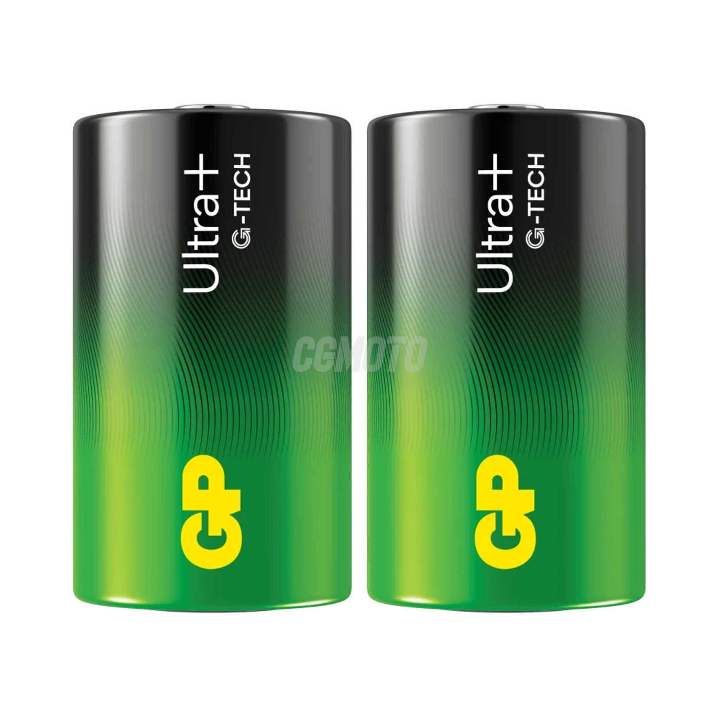 2 baterias alcalinas D 1,5 V Ultra Plus 