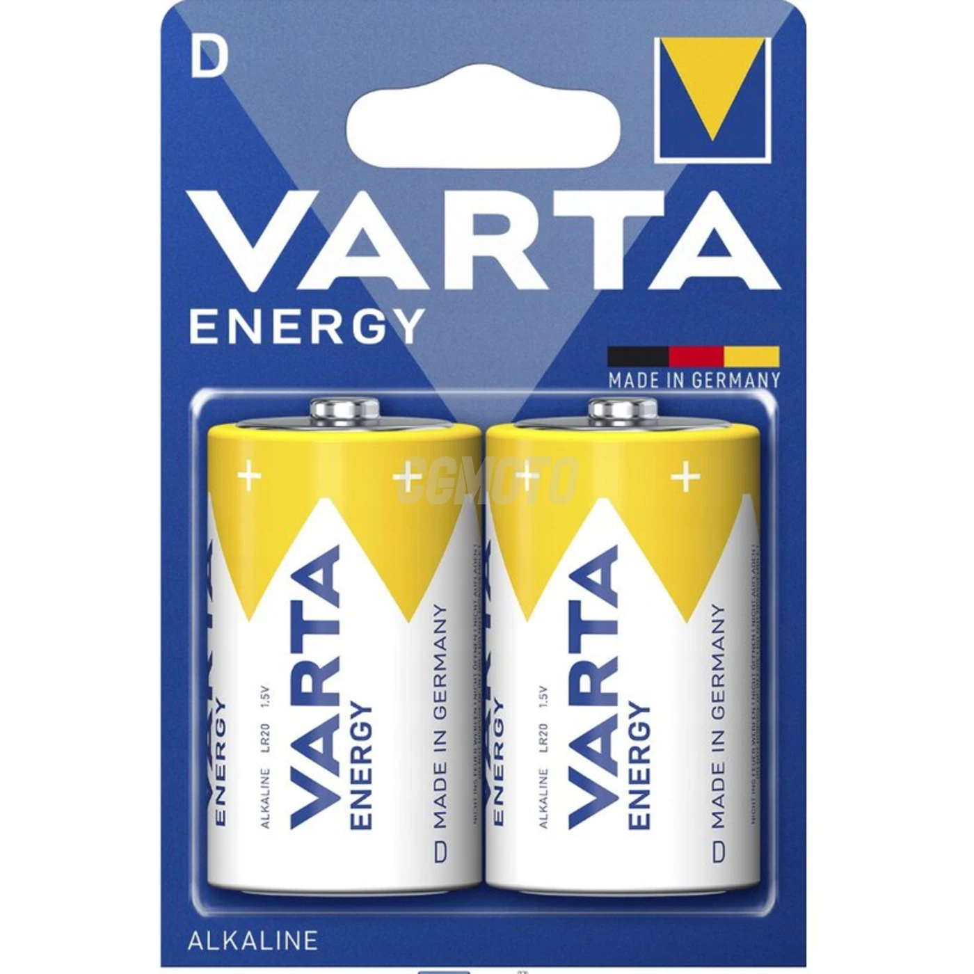 2 baterias alcalinas LR20/D 1,5 V Energy 