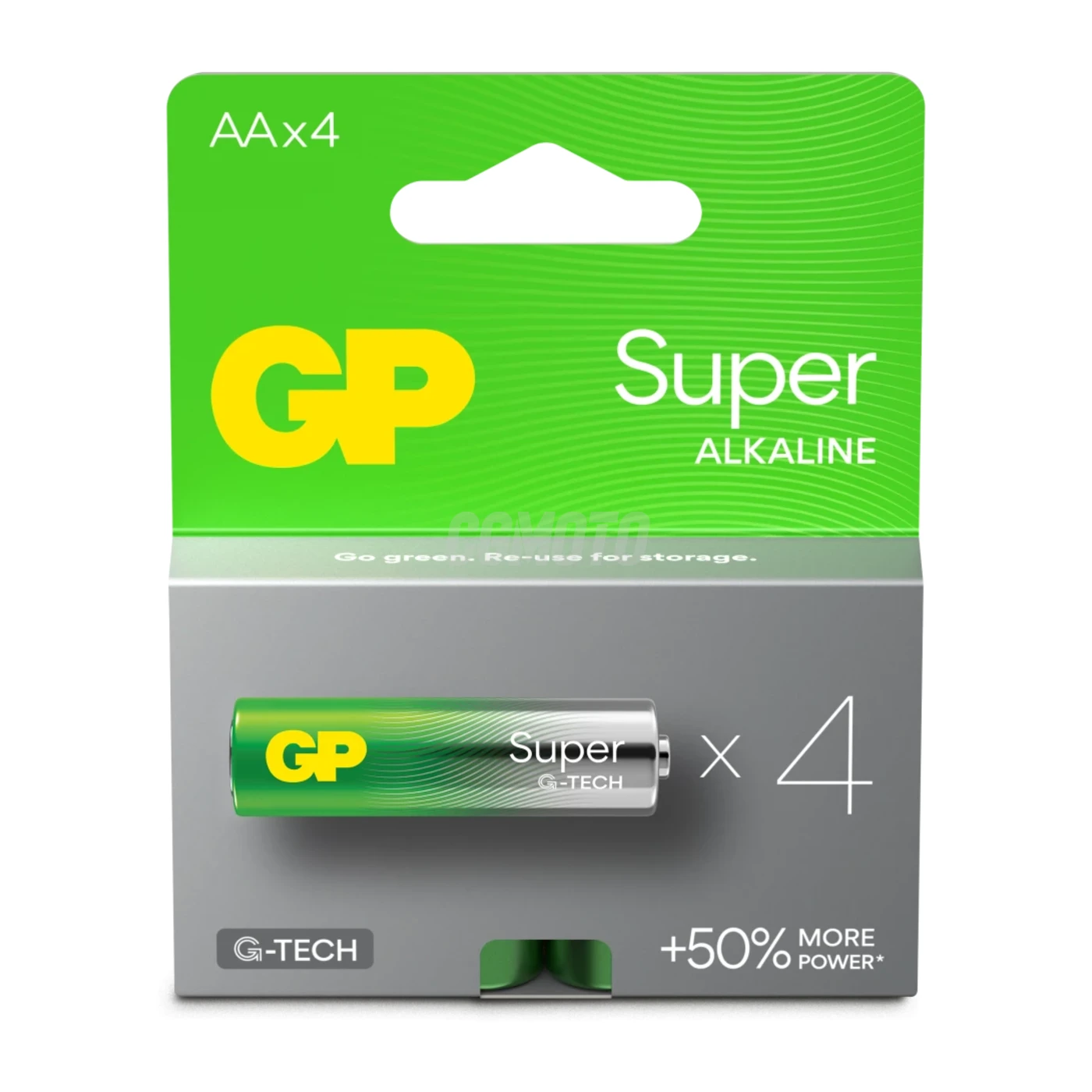 4 baterias alcalinas AA 1,5 V Super 
