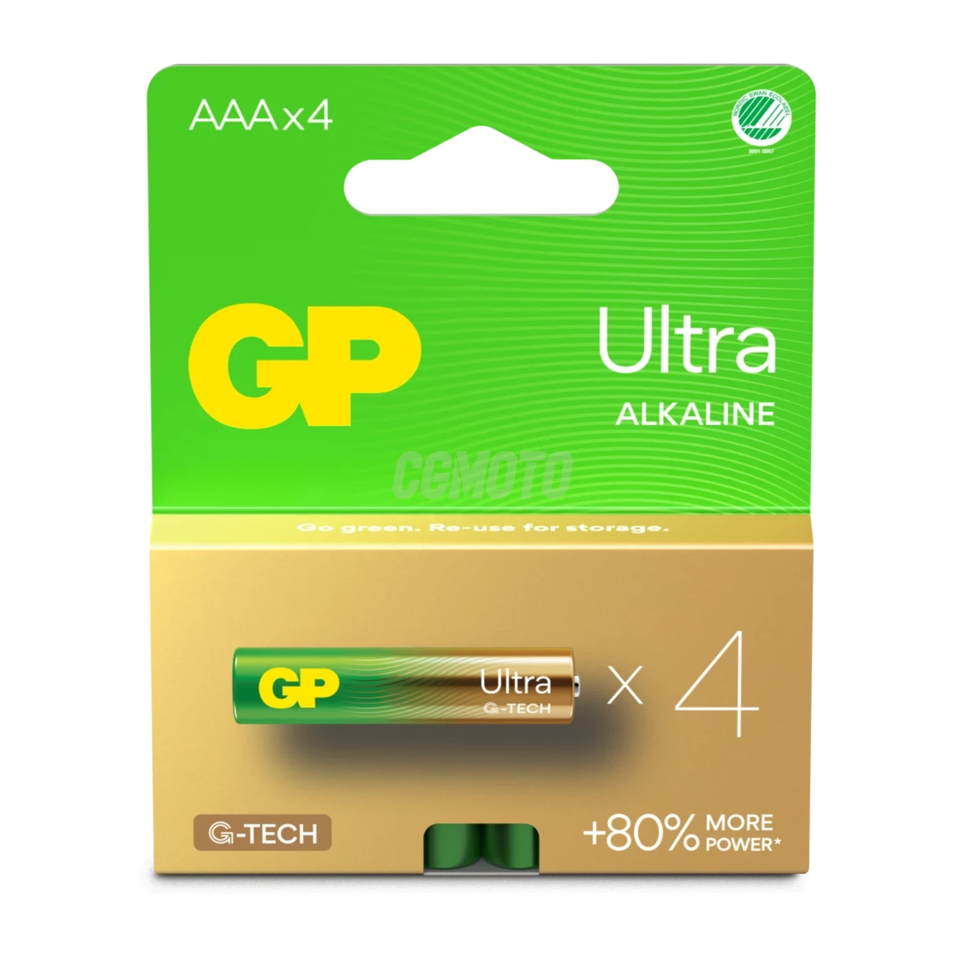 4 baterias alcalinas AAA 1,5 V Ultra 