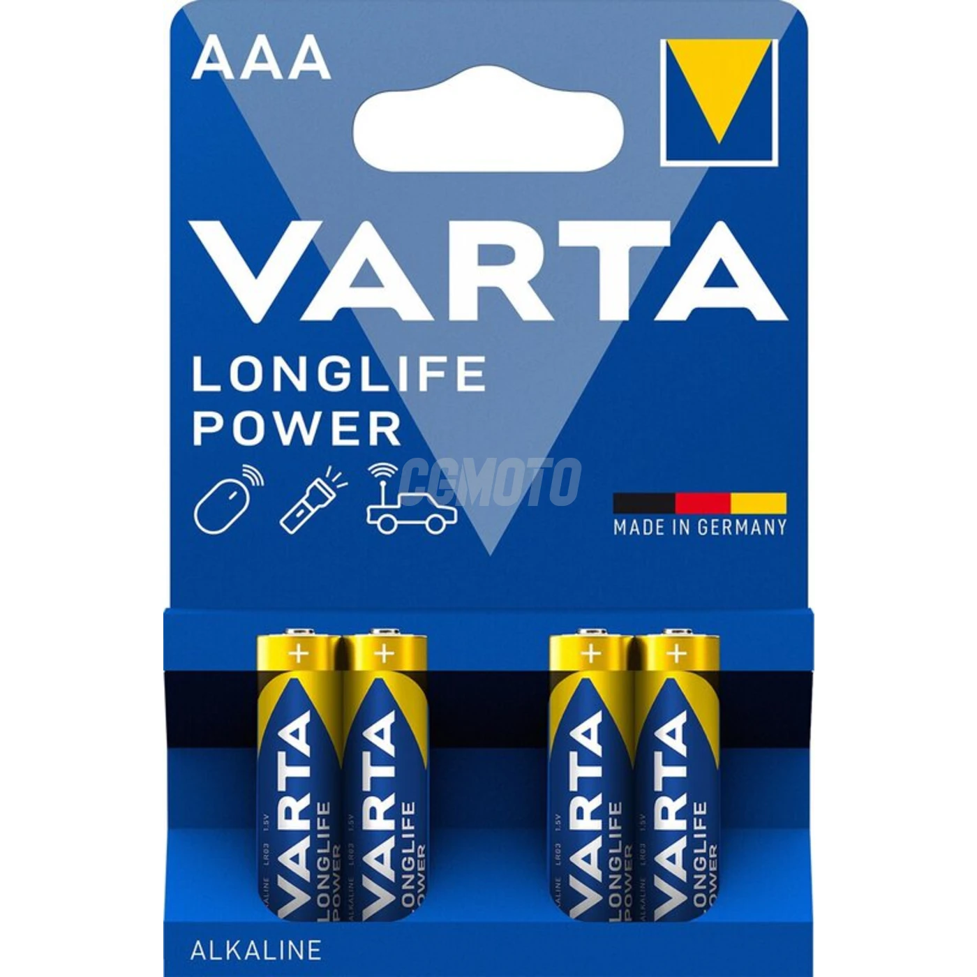 4 baterias alcalinas LR03/AAA 1,5 V Longlife Power 1250 mAh