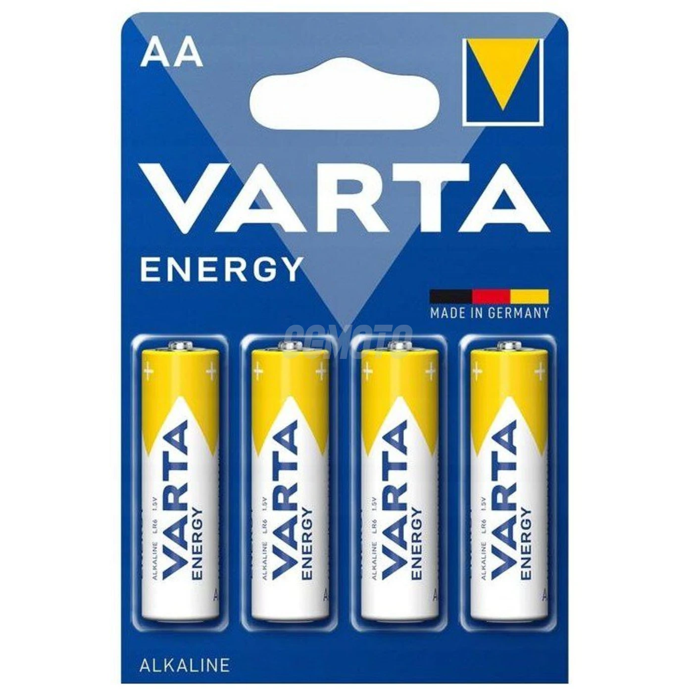 4 baterias alcalinas LR6/AA 1,5 V Energy 