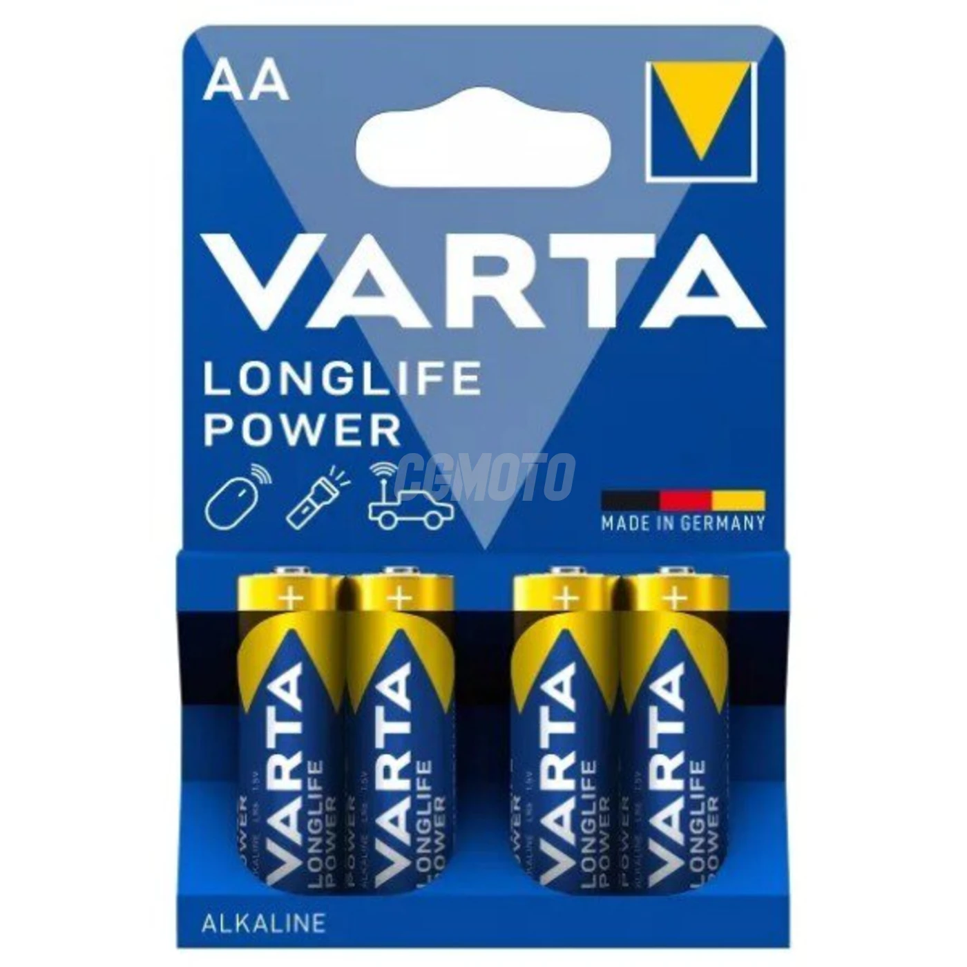 4 baterias alcalinas LR6/AA 1,5 V Longlife Power 2850mAh