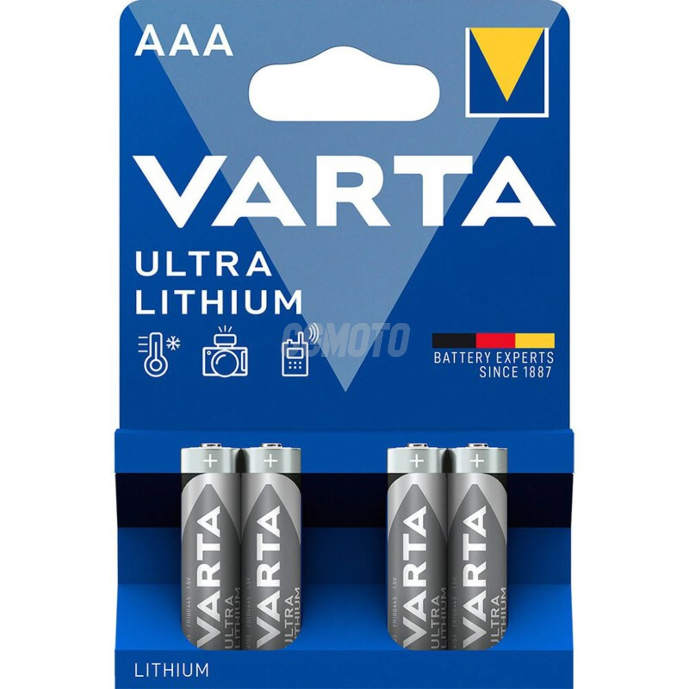 4 baterias de lÃ­tio LR03/AAA 1,5 V Ultra 