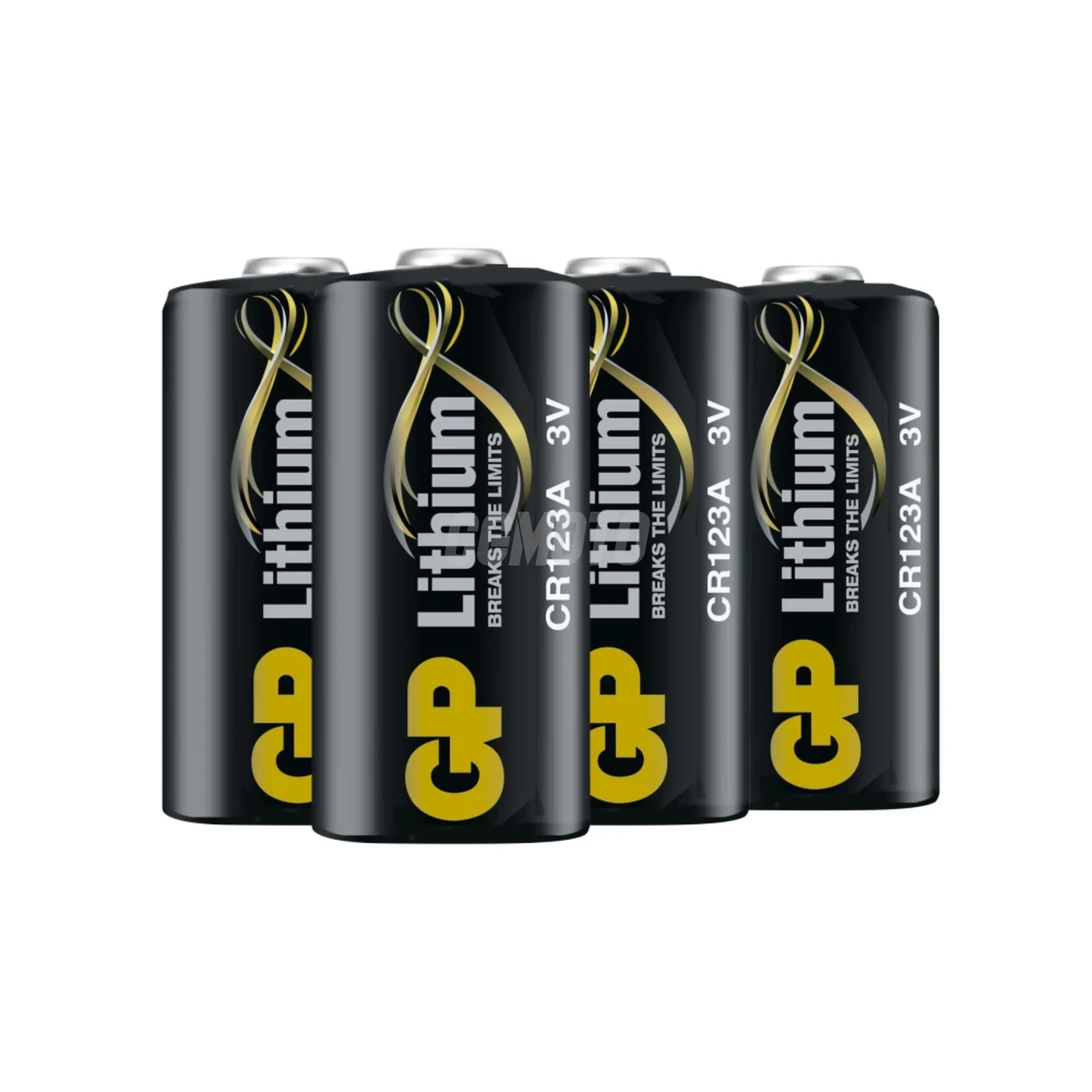 4 baterias de lítio CR123A 3 V 