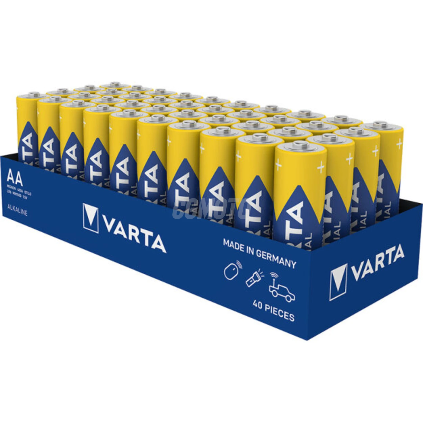 40 baterias alcalinas LR6/AA 1,5 V Industriel PRO 2950mAh