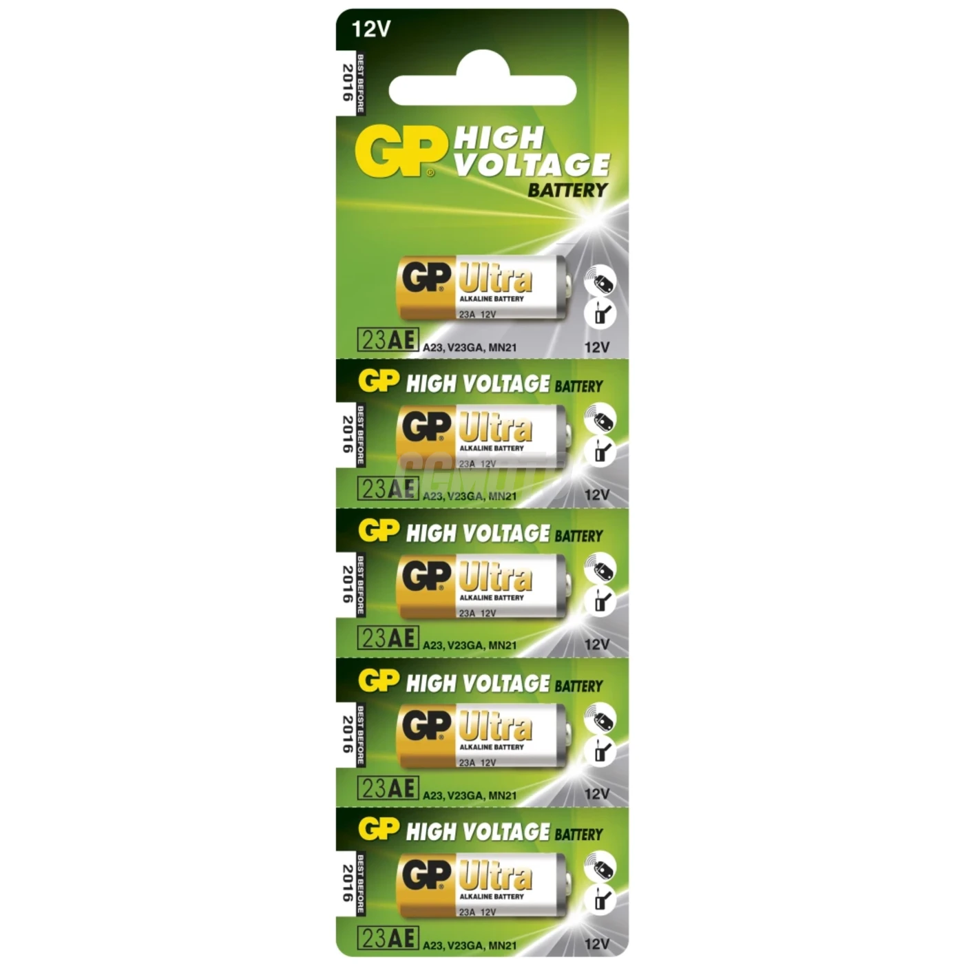 5 baterias alcalinas 23 A 12 V Ultra 