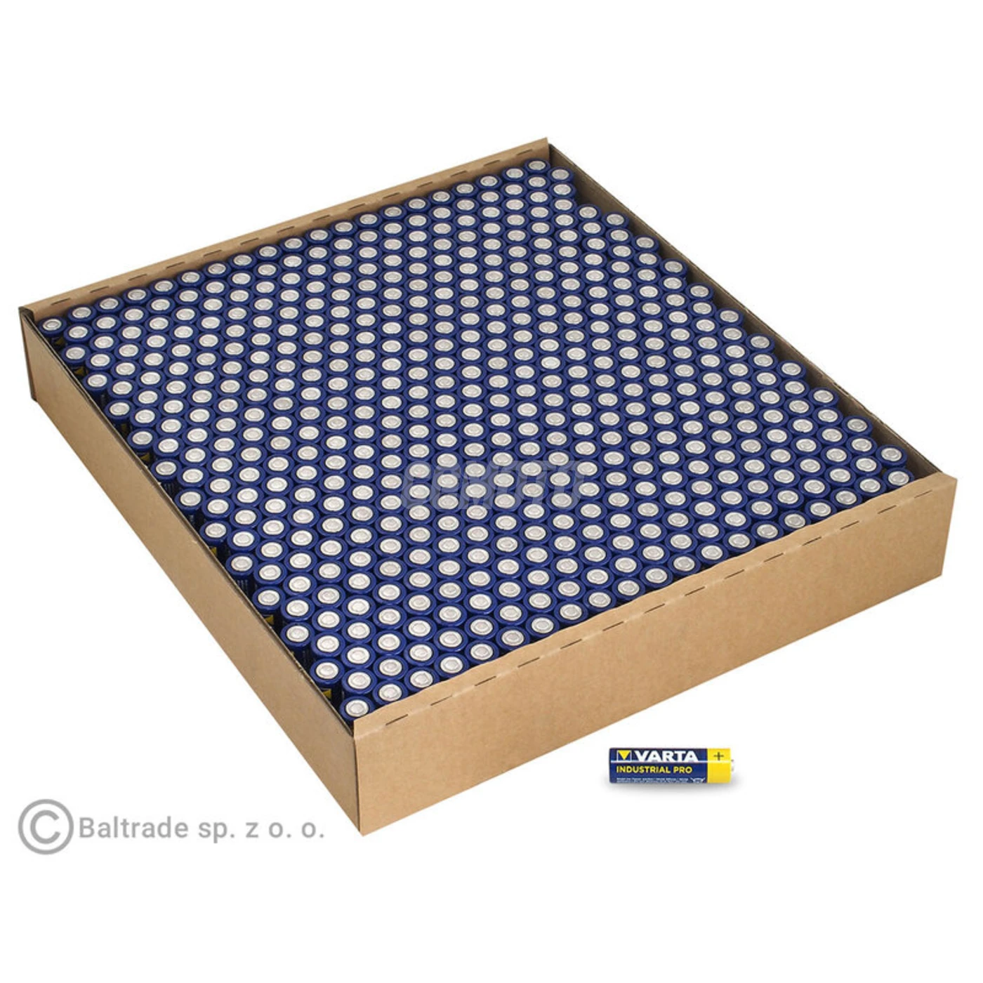 500 baterias alcalinas LR03/AAA 1,5 V Industriel PRO 1250mAh