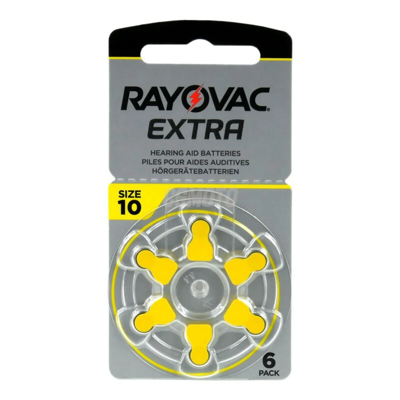 6 baterias auditivas de zinco-ar 10 1,45 V Extra 