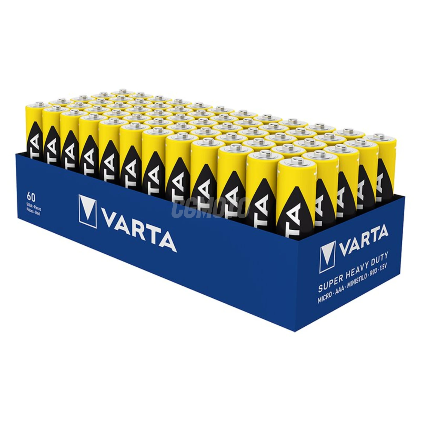 60 baterias de zinco-carbono LR03/AAA 1,5 V Superlife 