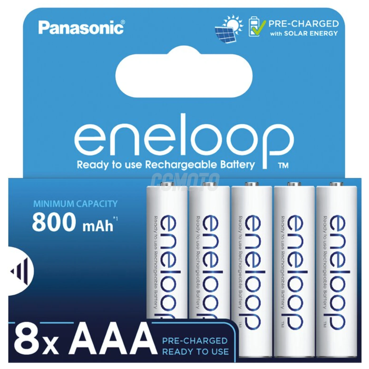 8 baterias recarregÃ¡veis NIMH AAA 1,2 V 800 mAh
