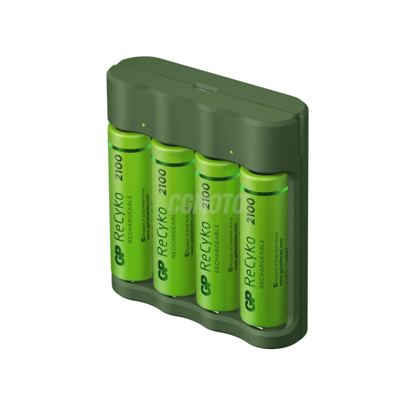 Carregador 6 horas GP B421 (USB) + 4 pilhas NiMH AA 2000 mAh