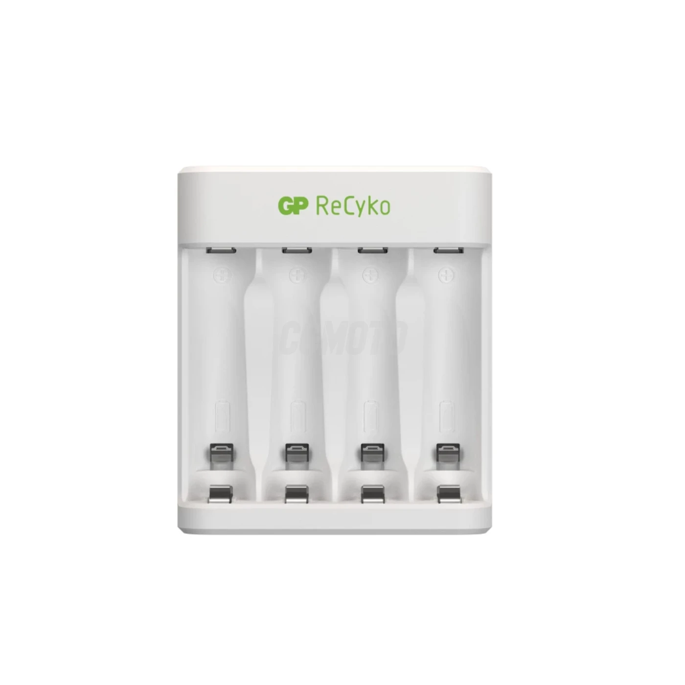 Carregador clássico GP E411 + 4 pilhas NiMH AAA 800 mAh