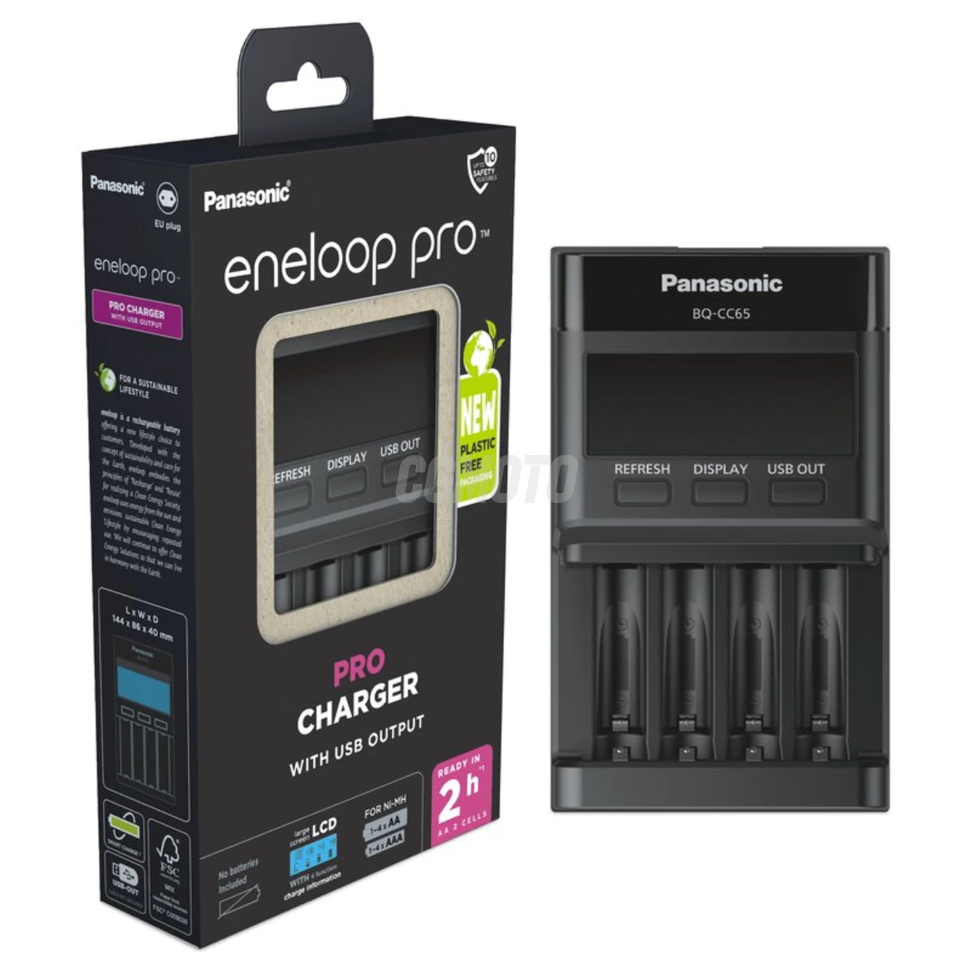 Carregador NIMH BQ-CC65 
