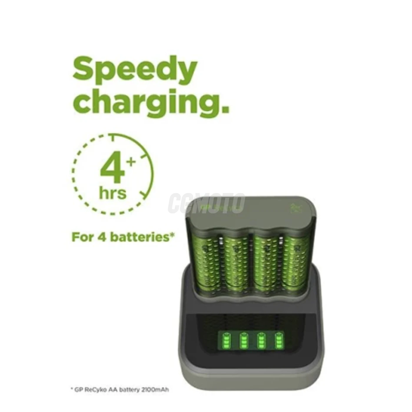 Carregador rápido 2-4 horas M451 USB + 8 pilhas NiMH AA  2600 mAh + estação D851