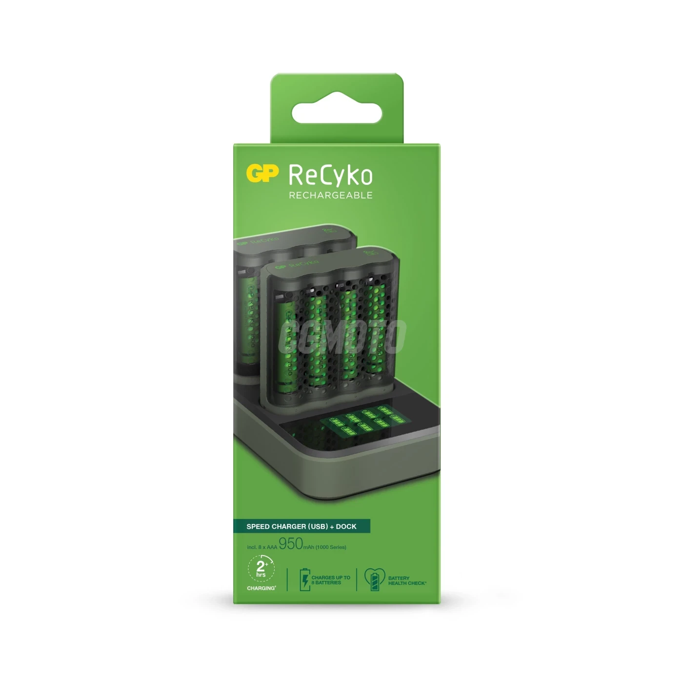 Carregador rápido 2-4 horas M451 USB + 8 pilhas NiMH AA  2600 mAh + estação D851