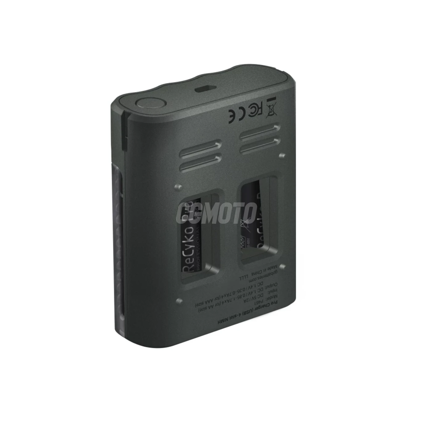 Carregador rápido USB GP P461  + 4 pilhas NiMH AA 2000 mAh Pro