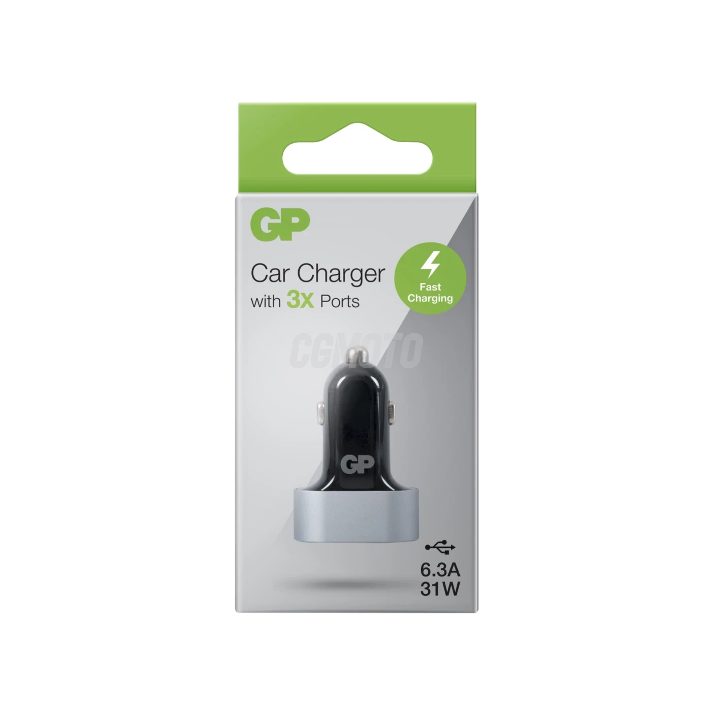GP Carregador de carro CC61 - USB - 2 ports USB 2 4A + 1 port USB 1 5A