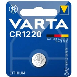 1 bateria de botão de lítio CR1220 3 V 35 mAh