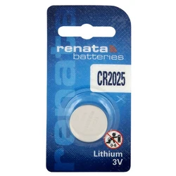 1 bateria de botão de lítio CR2025 3 V 180 mAh