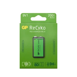 1 pilha recarregáveis NIMH 6LF22 9 V Recyko 200 mAh