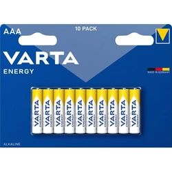 10 baterias alcalinas LR03/AAA 1,5 V Energy 