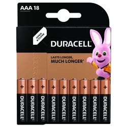 18 baterias alcalinas AAA 1,5 V Basic 